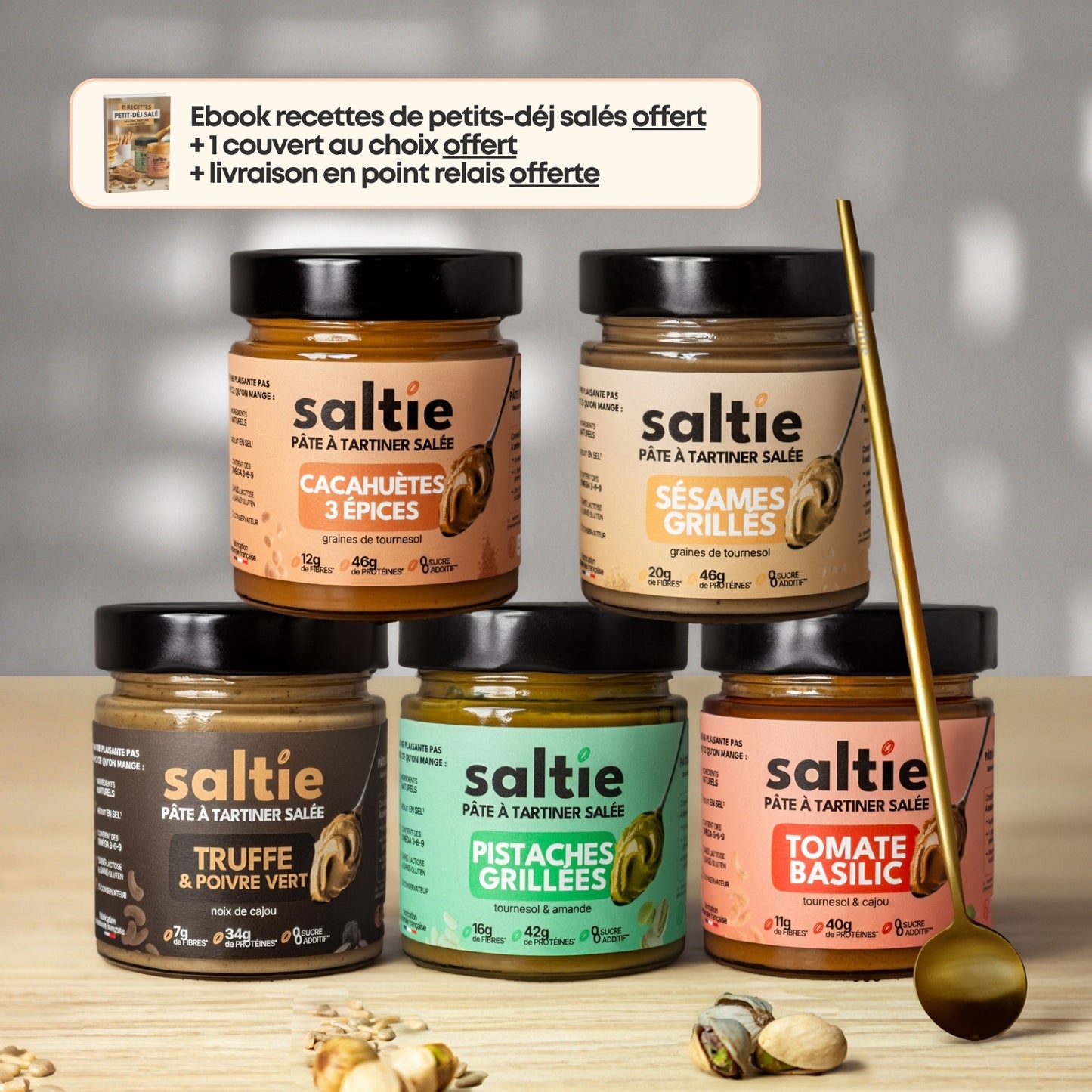 Pack Best Seller petit-déj salé, protéiné