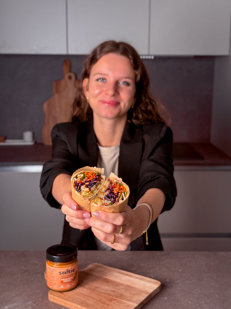 Wrap minute poulet & cacahuètes