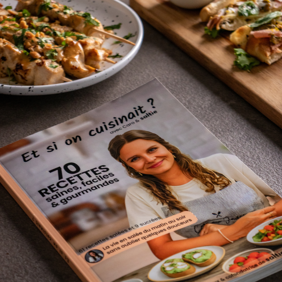Livre de 70 recettes saines, faciles et gourmandes