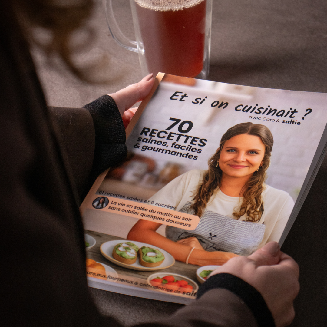 Livre de 70 recettes saines, faciles et gourmandes