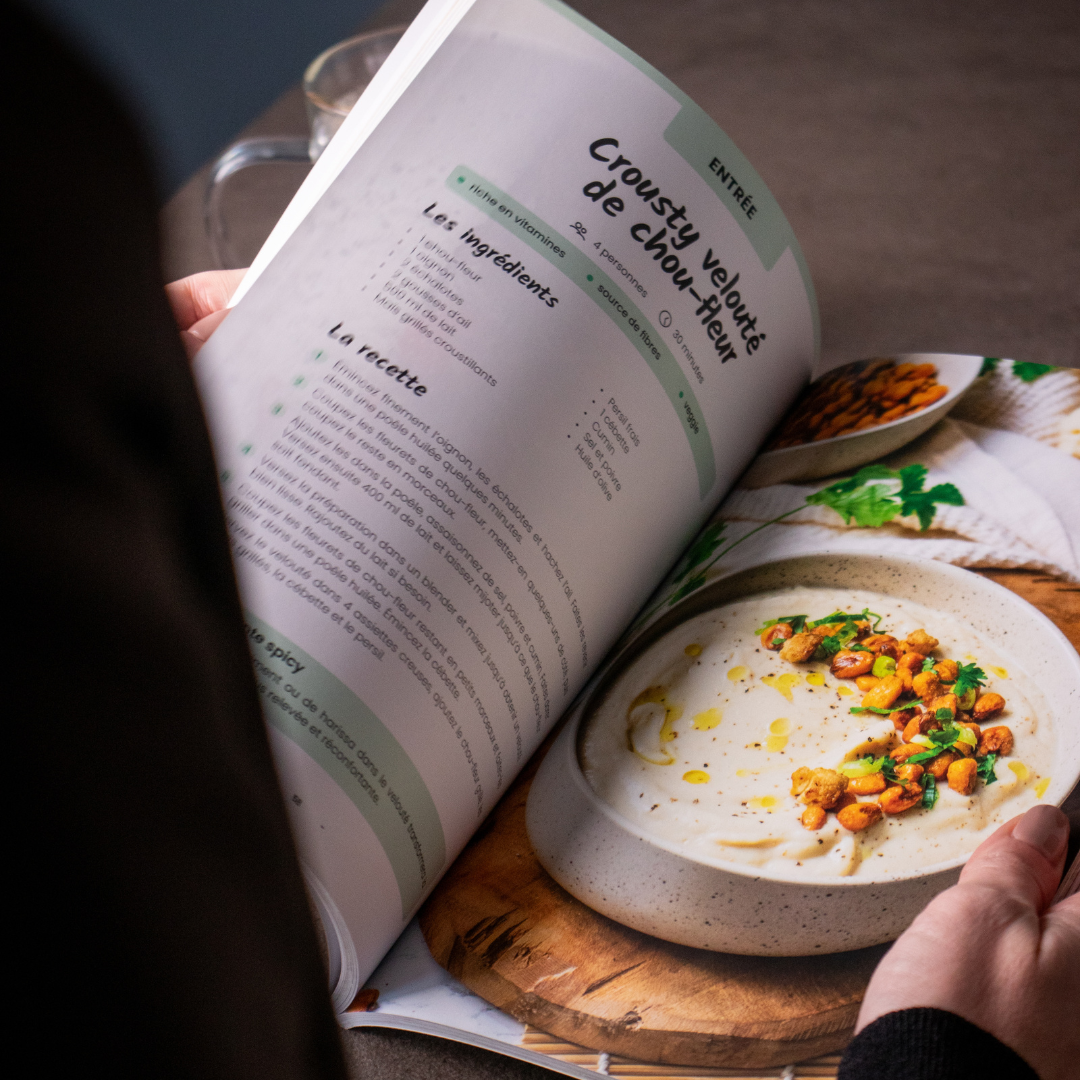 Livre de 70 recettes saines, faciles et gourmandes