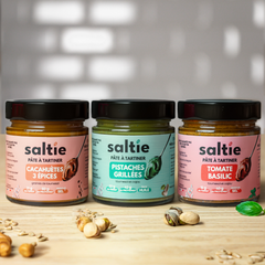 Les pâtes à tartiner salées Saltie